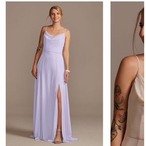 Bridesmaid or special occasion lilac dress